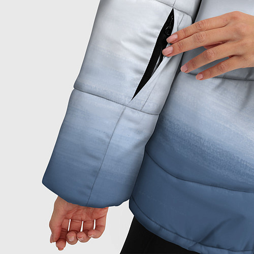 Женская зимняя куртка Фигурное катание / 3D-Черный – фото 5