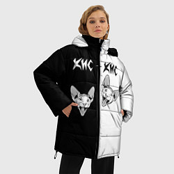 Куртка зимняя женская Кис-Кис, цвет: 3D-красный — фото 2