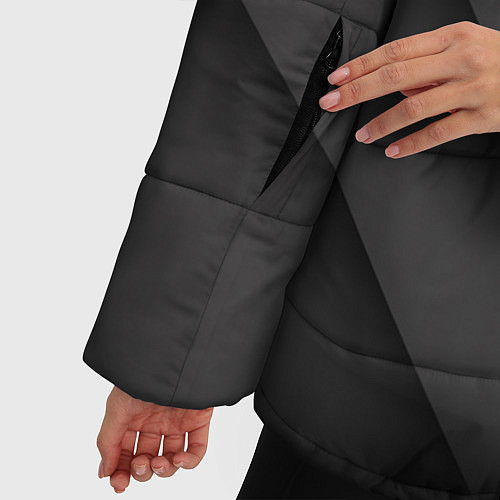 Женская зимняя куртка Минимализм / 3D-Черный – фото 5