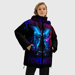 Куртка зимняя женская FORTNITE, цвет: 3D-красный — фото 2
