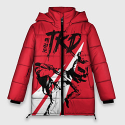 Куртка зимняя женская Taekwondo, цвет: 3D-черный