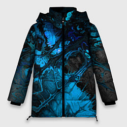 Куртка зимняя женская Nu abstracts art, цвет: 3D-черный
