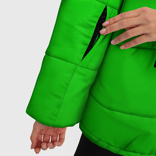 Женская зимняя куртка MINECRAFT / 3D-Черный – фото 5