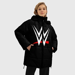Куртка зимняя женская WWE, цвет: 3D-красный — фото 2