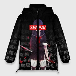 Куртка зимняя женская SENPAI ANIME, цвет: 3D-черный