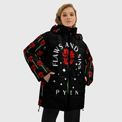 Куртка зимняя женская Payton Moormeier: Flaws & Sins, цвет: 3D-черный — фото 2
