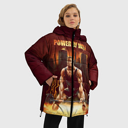 Куртка зимняя женская Power of will, цвет: 3D-черный — фото 2