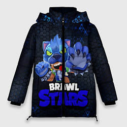 Куртка зимняя женская Brawl Stars Blue Hex, цвет: 3D-черный