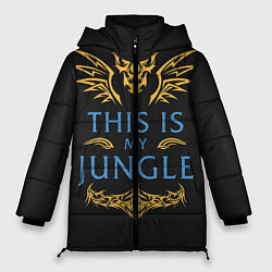 Куртка зимняя женская This is my Jungle, цвет: 3D-светло-серый