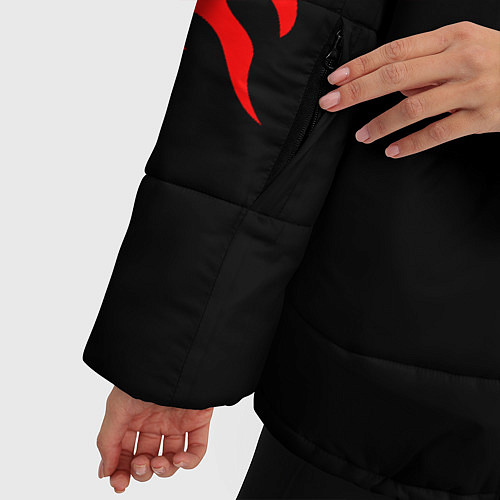 Женская зимняя куртка GURREN LAGANN / 3D-Черный – фото 5