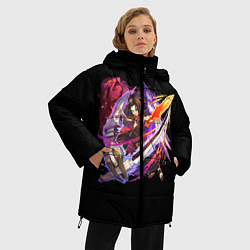 Куртка зимняя женская Shaman king, цвет: 3D-черный — фото 2