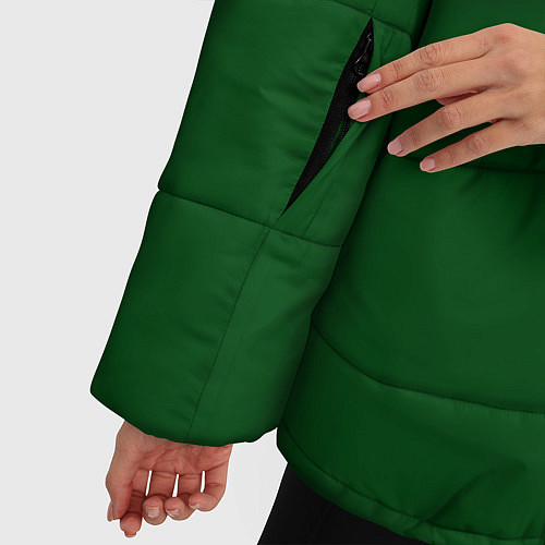Женская зимняя куртка Пегий дудочник / 3D-Черный – фото 5