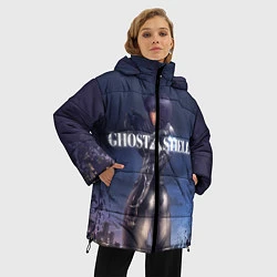 Куртка зимняя женская Призрак в доспехах, цвет: 3D-красный — фото 2
