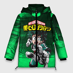 Куртка зимняя женская MY HERO ACADEMIA, цвет: 3D-светло-серый