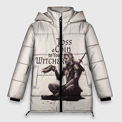 Куртка зимняя женская Toss a coin to your Witcher, цвет: 3D-черный