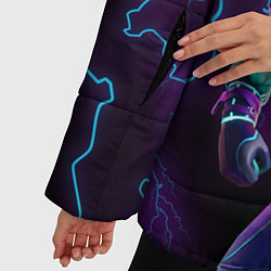 Куртка зимняя женская FORTNITE, цвет: 3D-светло-серый — фото 2