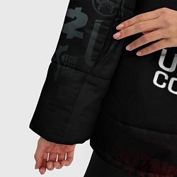 Куртка зимняя женская RESIDENT EVIL UMBRELLA CORP, цвет: 3D-черный — фото 2