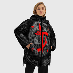 Куртка зимняя женская DOOM, цвет: 3D-черный — фото 2