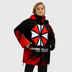 Куртка зимняя женская Umbrella Corporation, цвет: 3D-светло-серый — фото 2