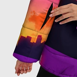 Куртка зимняя женская GTA:VICE CITY, цвет: 3D-черный — фото 2