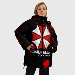 Куртка зимняя женская UMBRELLA CORP, цвет: 3D-светло-серый — фото 2