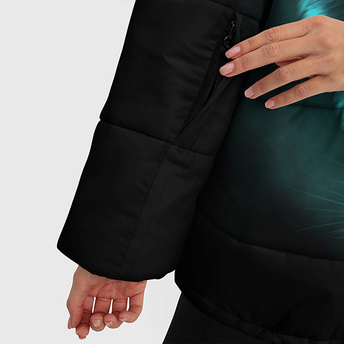 Женская зимняя куртка Neon Style / 3D-Черный – фото 5