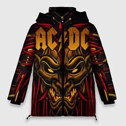 Куртка зимняя женская ACDC, цвет: 3D-черный