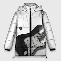 Куртка зимняя женская Гитара, цвет: 3D-черный