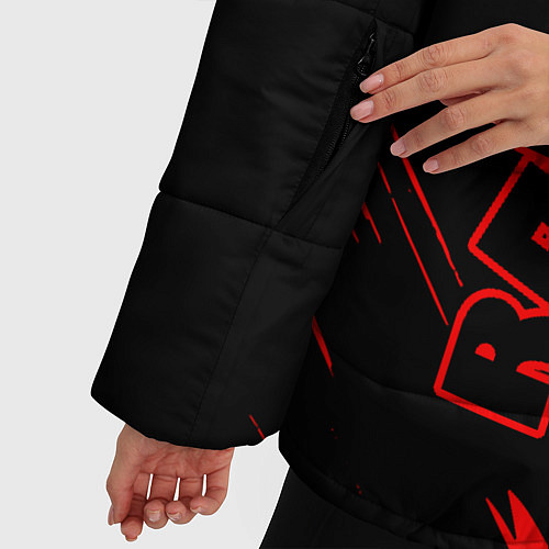 Женская зимняя куртка Roblox / 3D-Черный – фото 5