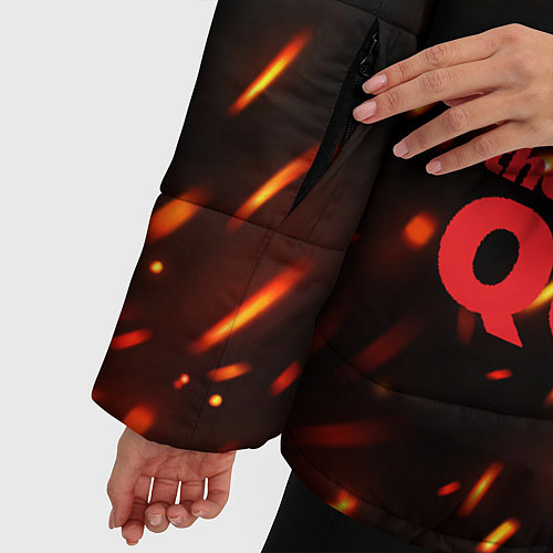 Женская зимняя куртка The Queen / 3D-Черный – фото 5