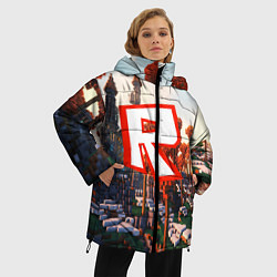 Куртка зимняя женская ROBLOX GAME, цвет: 3D-черный — фото 2