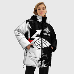 Куртка зимняя женская Войска связи, цвет: 3D-красный — фото 2
