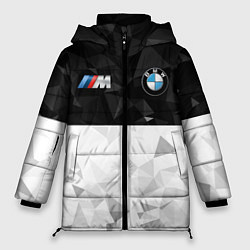 Куртка зимняя женская BMW M SPORT, цвет: 3D-черный