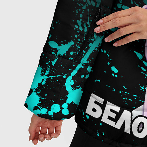 Женская зимняя куртка Тима Белорусских / 3D-Черный – фото 5