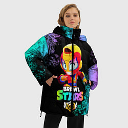 Куртка зимняя женская Brawl Stars MAX, цвет: 3D-черный — фото 2