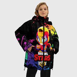 Куртка зимняя женская Brawl Stars MAX, цвет: 3D-светло-серый — фото 2