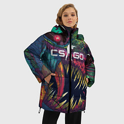 Куртка зимняя женская CS GO Hyper Beast, цвет: 3D-черный — фото 2