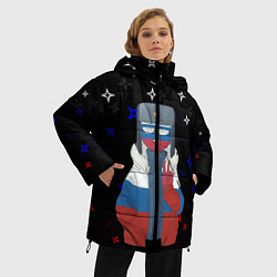 Куртка зимняя женская CountryHumans, цвет: 3D-светло-серый — фото 2