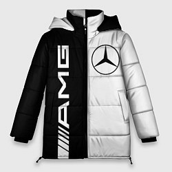 Куртка зимняя женская MERCEDES AMG, цвет: 3D-черный