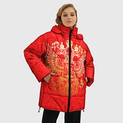 Куртка зимняя женская Герб, цвет: 3D-черный — фото 2