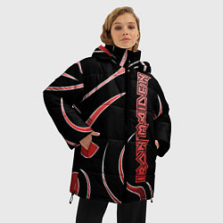 Куртка зимняя женская Iron Maiden, цвет: 3D-черный — фото 2