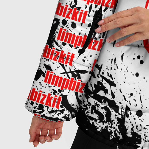 Женская зимняя куртка LIMP BIZKIT / 3D-Черный – фото 5