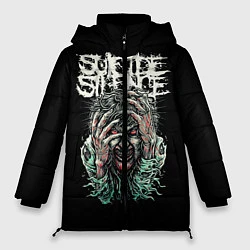 Куртка зимняя женская Suicide silence, цвет: 3D-черный
