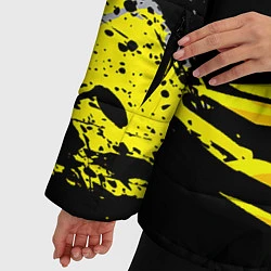 Куртка зимняя женская Форма для фитнеса, цвет: 3D-черный — фото 2