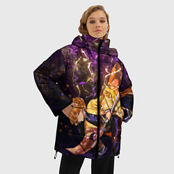 Куртка зимняя женская KIMETSU NO YAIBA, цвет: 3D-светло-серый — фото 2