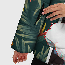 Куртка зимняя женская Медуза Горгона, цвет: 3D-черный — фото 2