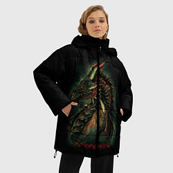 Куртка зимняя женская THE ELDER SCROLLS, цвет: 3D-светло-серый — фото 2