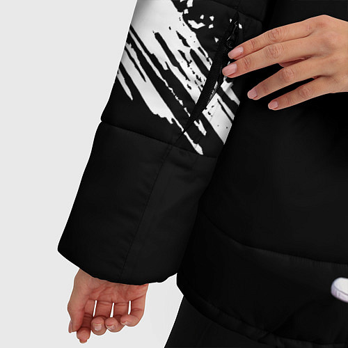 Женская зимняя куртка Marshmello / 3D-Черный – фото 5