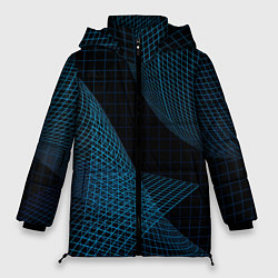 Куртка зимняя женская Сетка, цвет: 3D-черный