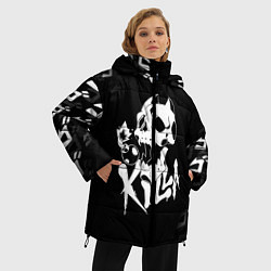 Куртка зимняя женская KILLER QUEEN, цвет: 3D-черный — фото 2